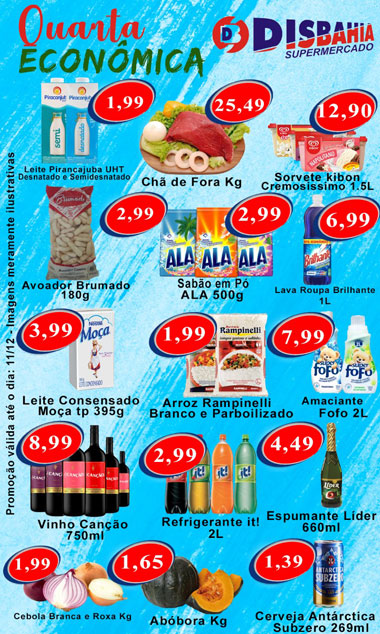 Brumado: venha de economizar na 'Quarta Econômica' do Disbahia