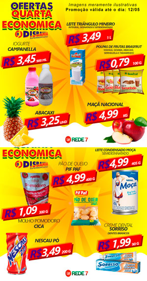 Confira as ofertas da Quarta Econômica do Disbahia Supermercado