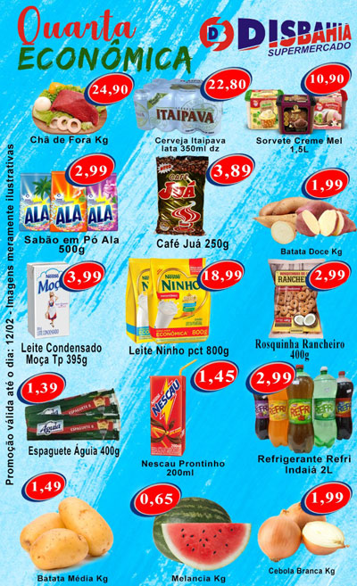 Brumado: venha de economizar na 'Quarta Econômica' do Disbahia