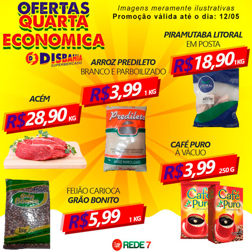 Confira as ofertas da Quarta Econômica do Disbahia Supermercado