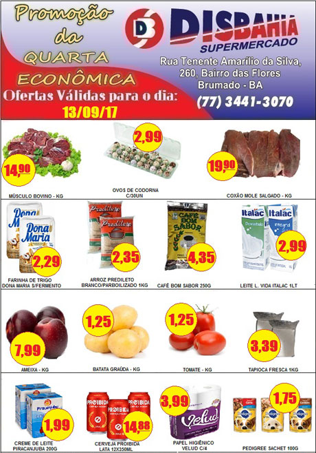 Hoje é dia de economizar na 'Quarta Econômica' do Disbahia