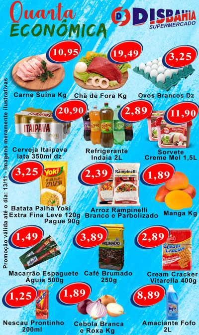 Brumado: venha de economizar na 'Quarta Econômica' do Disbahia