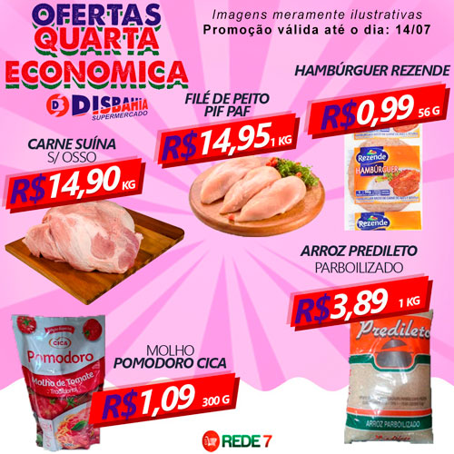 Confira as ofertas da Quarta Econômica do Disbahia Supermercado