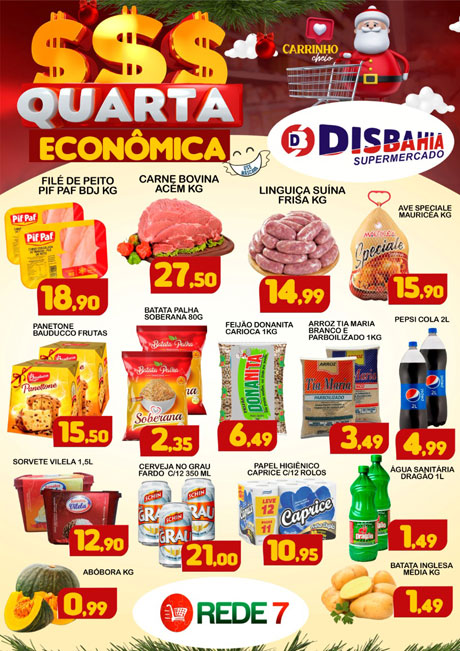 Confira as ofertas da Quarta Econômica do Disbahia Supermercado