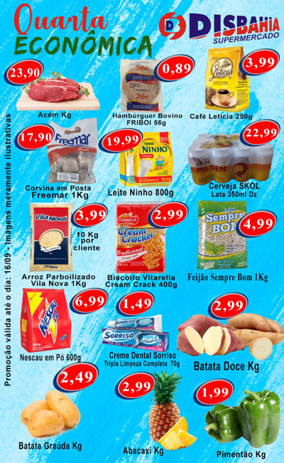 Brumado: venha de economizar na 'Quarta Econômica' do Disbahia