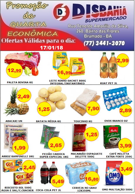 Hoje é dia de economizar na 'Quarta Econômica' do Disbahia