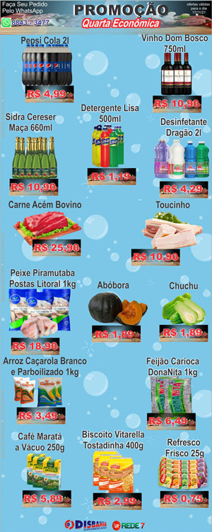 Confira as ofertas da Quarta Econômica do Disbahia Supermercado