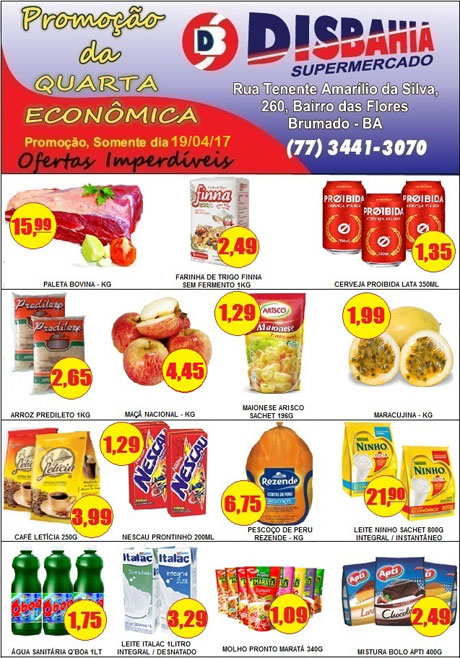 Hoje é dia de economizar na 'Quarta Econômica' do Disbahia