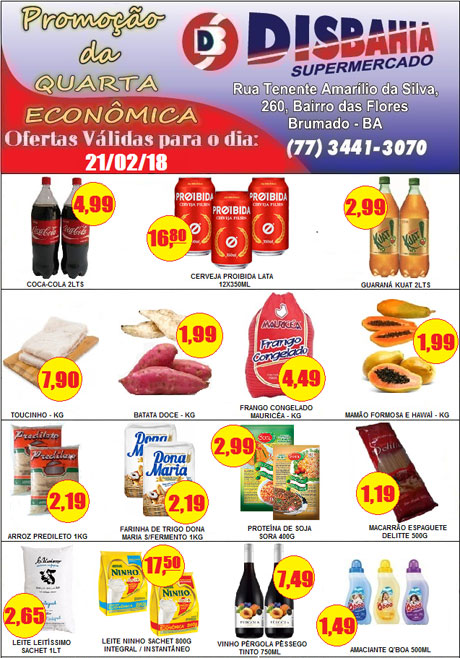 Hoje é dia de economizar na 'Quarta Econômica' do Disbahia