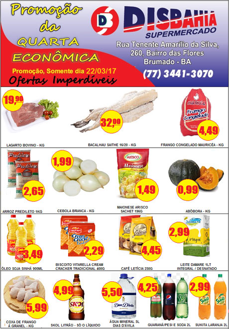 Hoje é dia de economizar na 'Quarta Econômica' do Disbahia