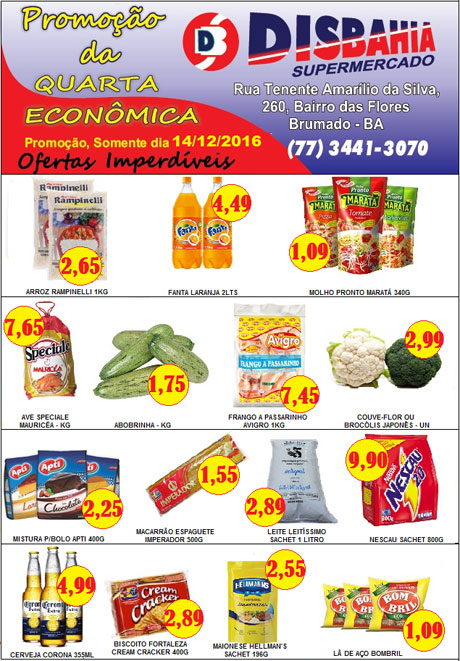 Hoje é dia de economizar na 'Quarta Econômica' do Disbahia