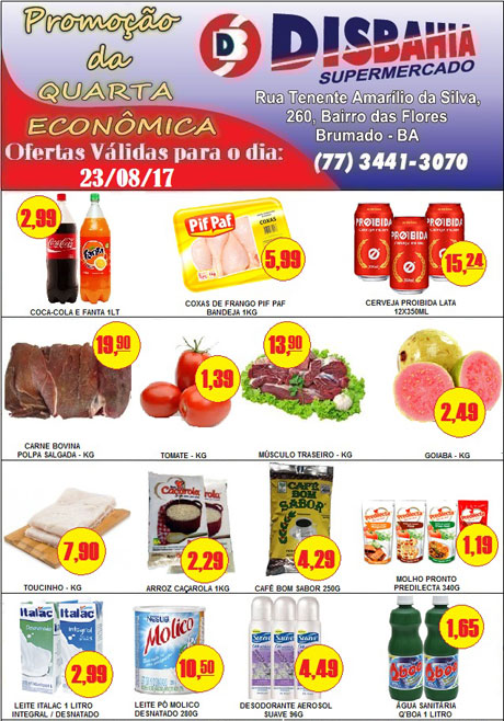 Hoje é dia de economizar na 'Quarta Econômica' do Disbahia