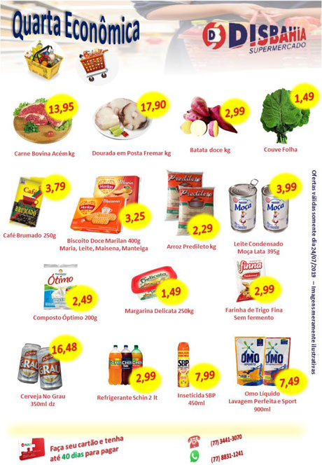Brumado: venha de economizar na 'Quarta Econômica' do Disbahia