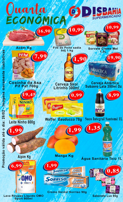 Brumado: venha de economizar na 'Quarta Econômica' do Disbahia