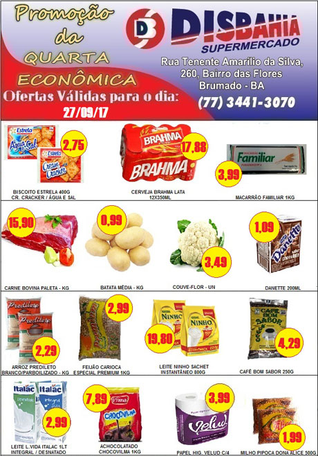 Hoje é dia de economizar na 'Quarta Econômica' do Disbahia