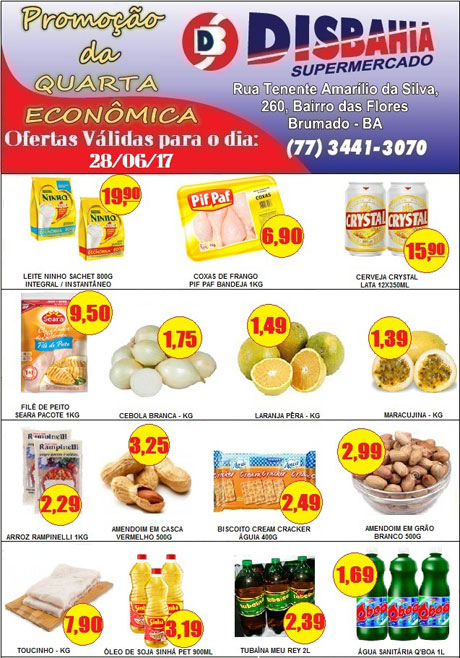 Hoje é dia de economizar na 'Quarta Econômica' do Disbahia