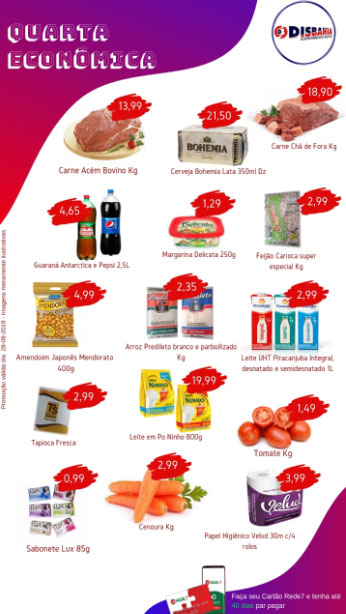 Brumado: venha de economizar na 'Quarta Econômica' do Disbahia