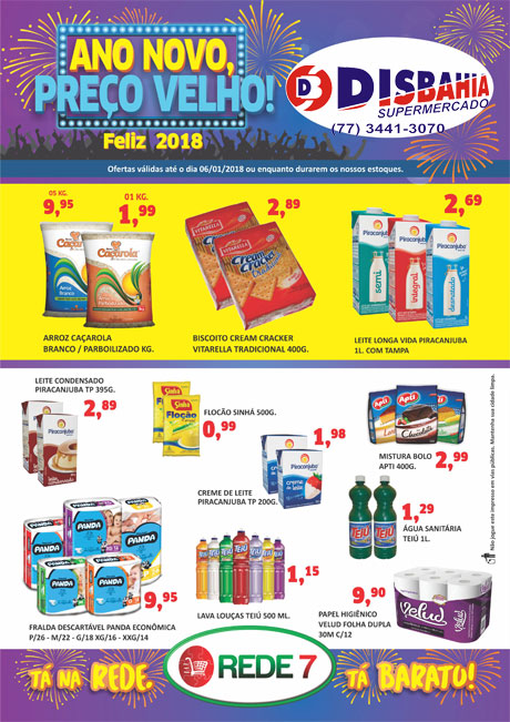 Brumado: Confira as 'Ofertas de Ano Novo' do Disbahia Supermercado