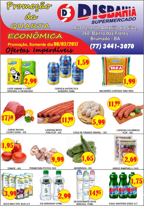 Hoje é dia de economizar na 'Quarta Econômica' do Disbahia