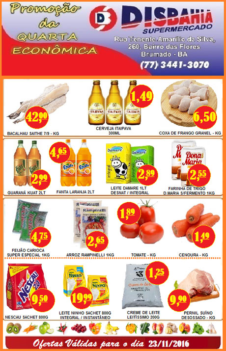 Hoje é dia de economizar na 'Quarta Econômica' do Disbahia