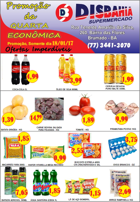 Hoje é dia de economizar na 'Quarta Econômica' do Disbahia