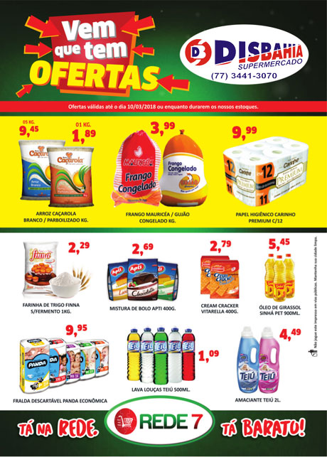 Brumado: Confira o jornal de ofertas Disbahia Rede 7