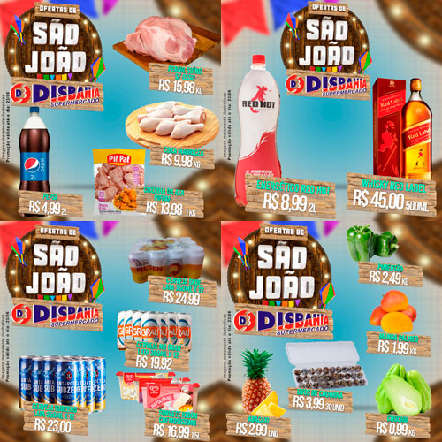 Ofertas de São João do Disbahia Supermercado