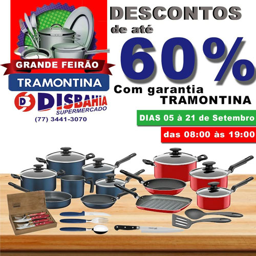 Disbahia Supermercado: Aproveite o feirão Tramontina