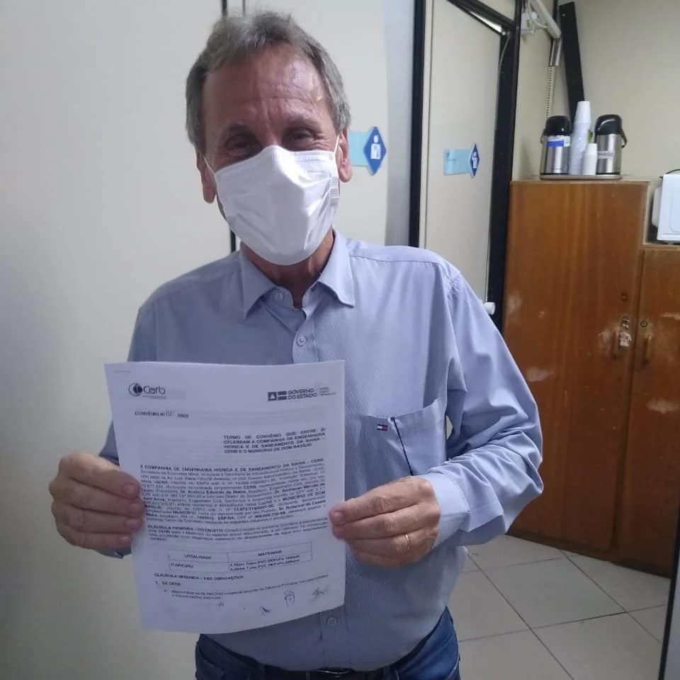 Ivana e Roberval asseguram ampliação da oferta hídrica em Dom Basílio