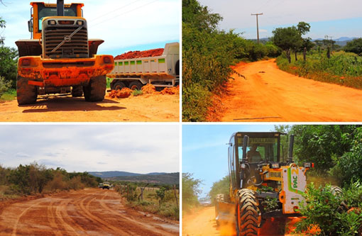 Prefeitura de Dom Basílio recupera estradas do interior do município