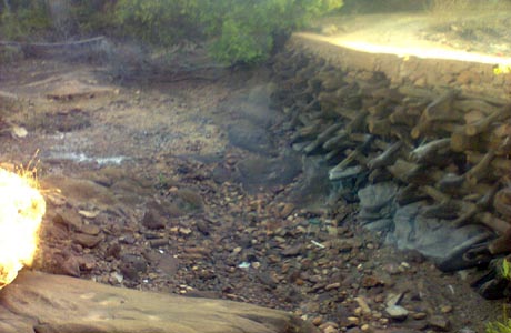 Dom Basílio: Internauta registra seca do Rio Brumado