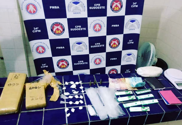 Jovem é detido acusado de tráfico de drogas em Barra da Estiva 