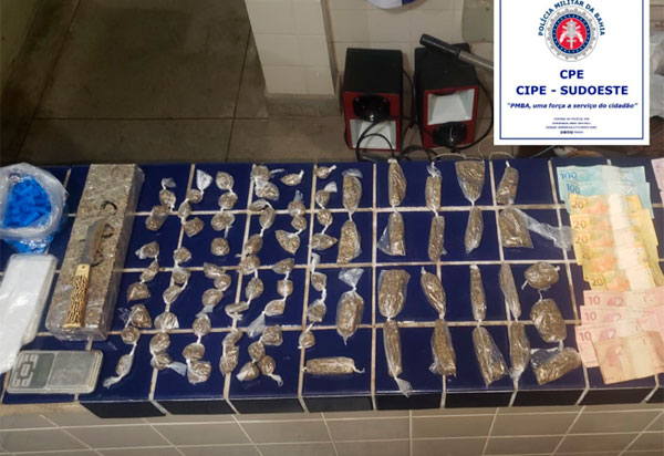 Caesg apreende grande quantidade de drogas em Brumado