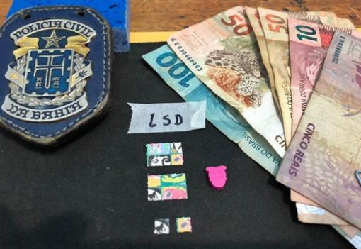 Rio de Contas: educador físico é preso durante carnaval vendendo LSD e Ecstasy