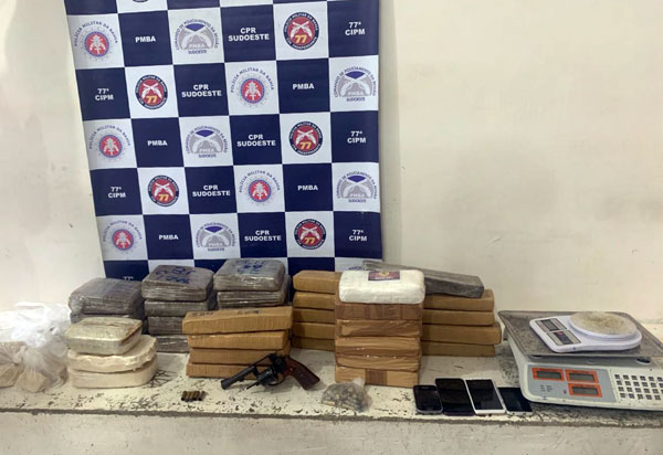 Quarenta quilos de drogas apreendidos em Conquista