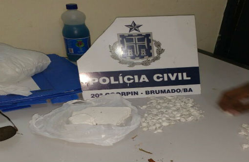 Brumado: Polícia Civil apreende cocaína e dá mais um prejuízo ao tráfico