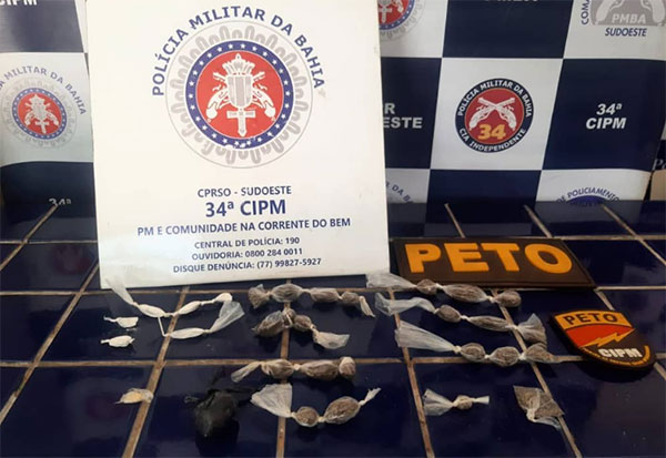 Brumado: Polícia detém homem acusado de tráfico de drogas 