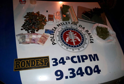 Barra da Estiva: guarda municipal é preso acusado de tráfico de drogas 