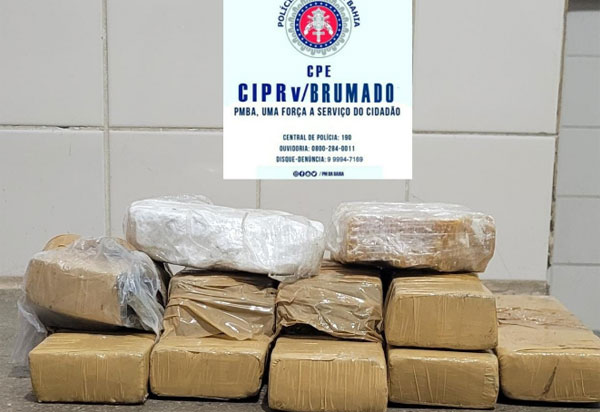 Brumado: Adolescente é apreendida em ônibus interestadual portando grande quantidade de droga na BA-262