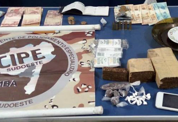 Acusado de tráfico de drogas, homem é detido em Barra da Estiva