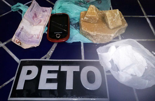 Brumado: Peto da PM apreende uma adolescente com drogas