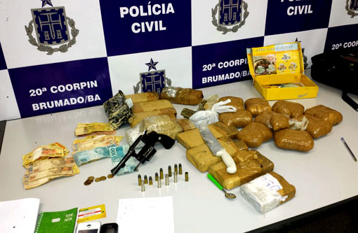 Brumado: Polícia Civil apreende grande quantidade de maconha e cocaína
