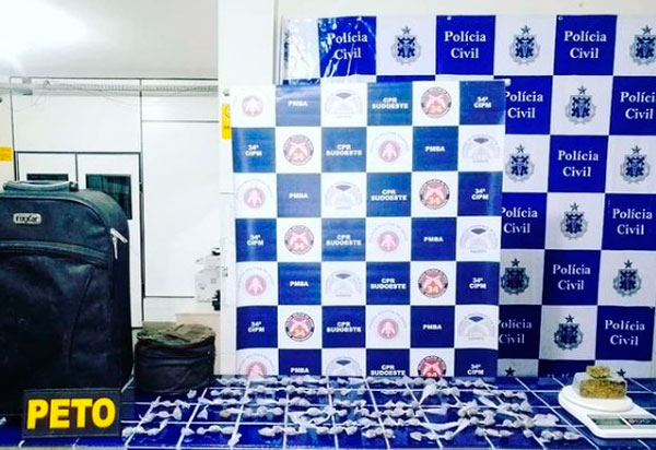 Ibicoara: Polícia Militar apreende drogas  no distrito de Cascavel