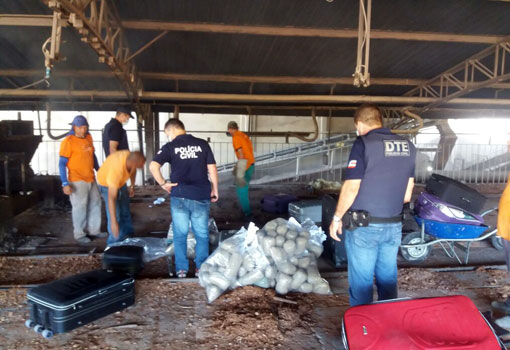 Meia tonelada de drogas é incinerada em Vitória da Conquista