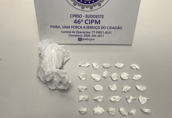 Livramento: Menor de idade é apreendido e mulher detida acusados de tráfico de drogas