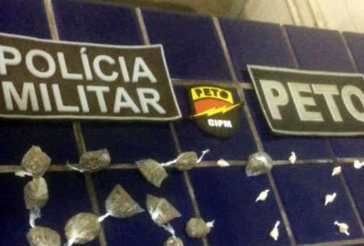 Brumado: Polícia Militar apreende drogas no Bairro São Jorge