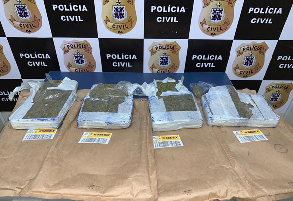 DTE de Conquista desmonta esquema de tráfico através do Sedex