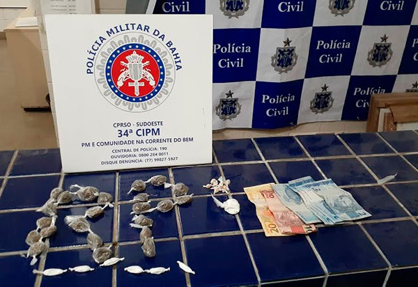 Brumado: Mulher é detida após ser flagrada com drogas no Brisas 2