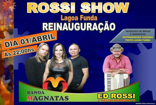 Brumado: Rossi Show será reinaugurado com grande festa neste sábado (1º)