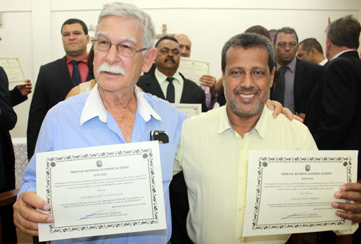 Brumado: Eduardo Vasconcelos, Édio Pereira, vereadores e suplentes são diplomados